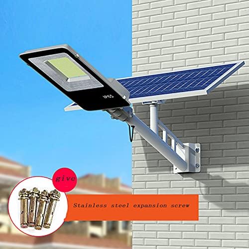 100W Street Solar Light Light Outdoor Light Remote Control Instalação Dusk to Dawn Segurança Luz