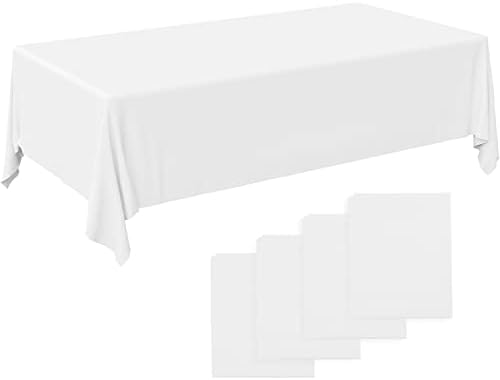 C Crystal Lemon Plastic Tolles para festas descartáveis ​​- pacote de 4 toalha de mesa descartável