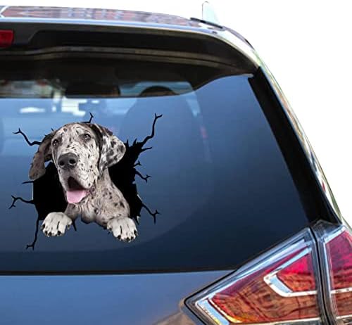Great Dane Gift Dog Great Dane Sticker Pacote Decalques de caminhão à prova d'água para pais Atickers