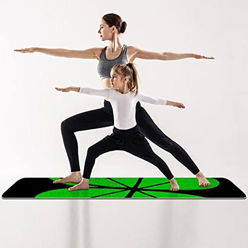Siebzeh Lucky Irish Clover Shamrock Leafs para o Dia de São Patrício Premium de Yoga Mat grosso e ecológico