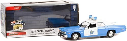 Collectibles Greenlight 85541 Hot Pursuit - 1974 Dodge Monaco - Departamento de Polícia da Cidade de