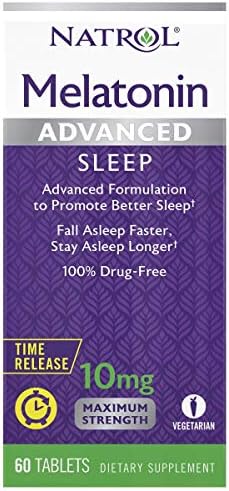 NATROL Melatonina Advanced Sleep Comput com vitamina B6, ajuda a adormecer mais rapidamente, a permanecer