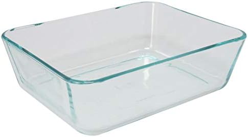 Pyrex 7212 11 xícara de retângulo de armazenamento de alimentos de vidro transparente - 4 pacote de 4 pacote