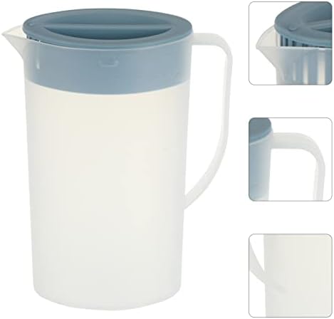 Hanabass 1PCS Pitadora de plástico com tampa de plástico Kettle água grande jarro de suco de jarro de chá de