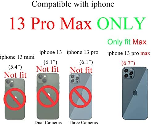 SPOBIT Compatível com o iPhone 13 Pro Max Case, caixa de aquarela imprimida de mármore transparente,