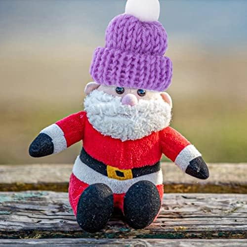 Chapéu pequeno de malha de Papai Noel, chapéu de natal DIY HAPELA HAPELA Papai Noel para Celebração de Férias
