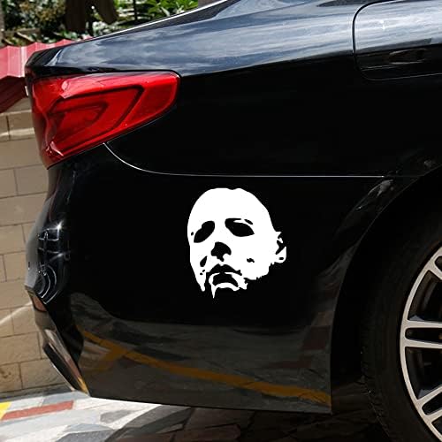 Aokai Michael Myers Halloween Vinil Horror Startador Branco Janela do carro Vinil Art Decal