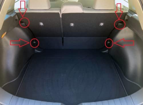 Rede de carga de porta -malas de carros - Made e se encaixa de veículo específico para a Toyota Corolla