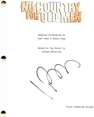Javier Bardem assinou autógrafo no país para homens velhos roteiros completos - Josh Brolin, Tommy