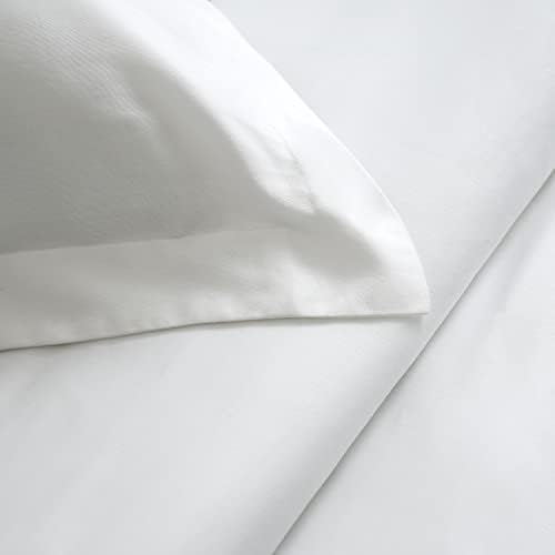 Tampa de edredão branca de encadeamento Conjunto de cama King Size Size, tampa do edredom respirável, capa