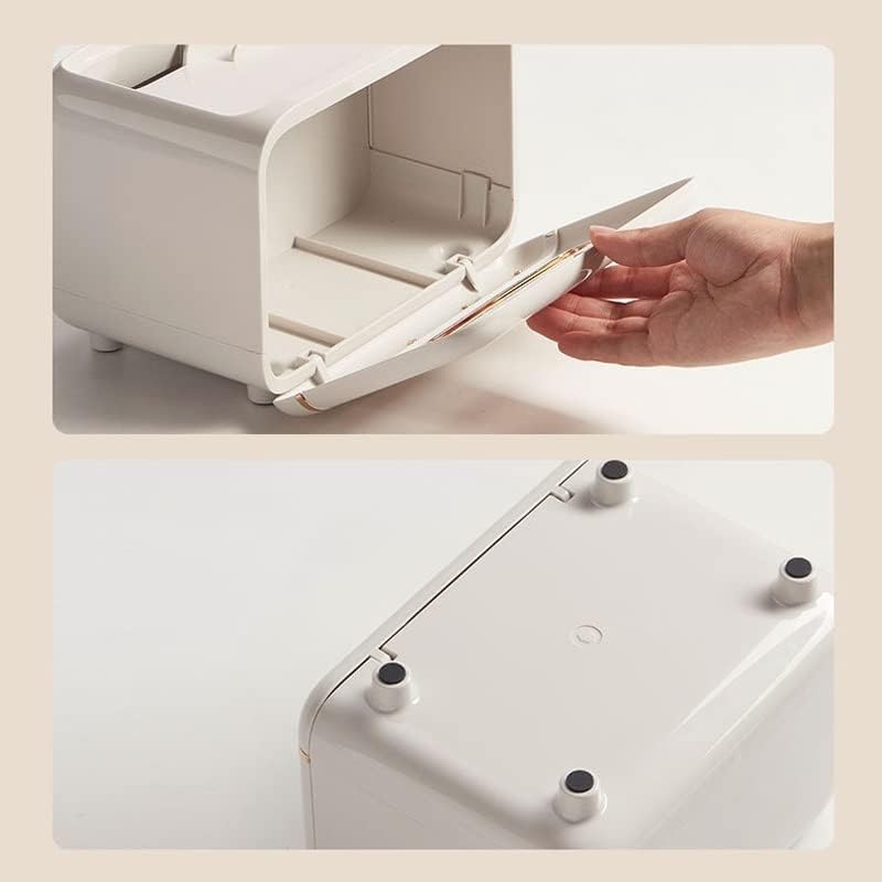 WYKDD Desktop Paper Towel Box Multi Funcional gaveta Home Sala Living Tea Table Storage de controle