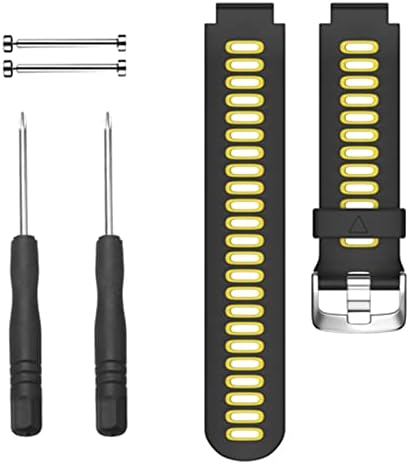 Gikos 22mm Silicone Watch Band Strap for Garmin Forerunner 220 230 235 620 630 735XT GPS Sports Watch Strap