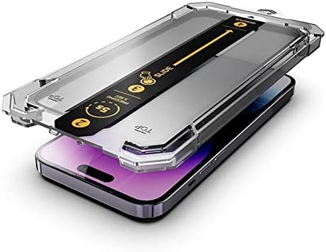 IPhone 13 Pro Max/iPhone 14 Plus Screen Protector com remoção de poeira e kit de instalação fácil