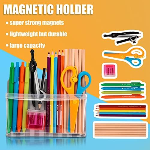 4 peças em casa a sala de aula doce portador de caneta magnética Dry Erase Board Organizador Magnético Organizador