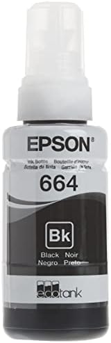 EPSON T664 ECOTANK -PINCLANTE BRANCHA DE CAPACIDADE ULTRA -HEMPO BLACK PARA SELECT EPSON ECOTANK PRIMERIAS