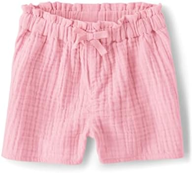 A casa infantil Baby Toddler Girls Paper Bag Shorts