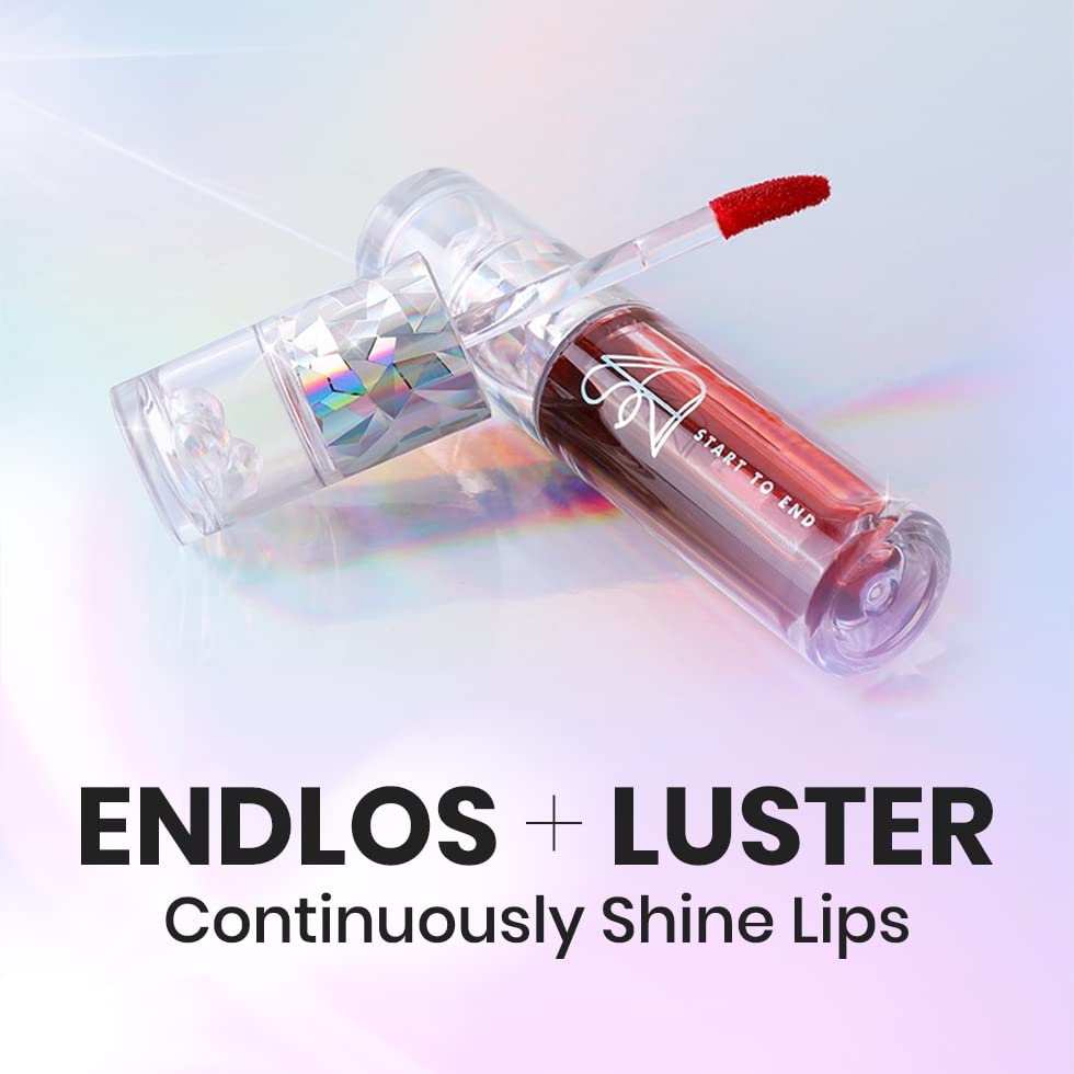 S2nd Endluster Tint Water Tint | Mancha de lábios de umidade duradoura, tonalidade de lábios coloridos vívidos,