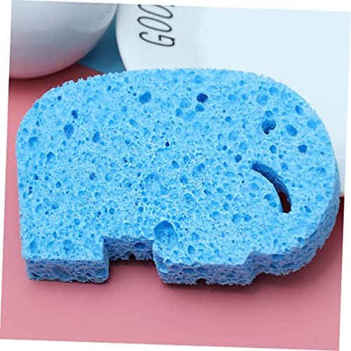 Hemoton 4pcs Bath Sponge Baby Limpening Toys espuma esponja esponja azul Brinquedos de banho de banho de banho