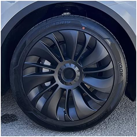 Compatível para Tesla Modelo Y 2019-2023 Hubcap 19 polegadas Totalmente Cover Acessórios para Automóveis