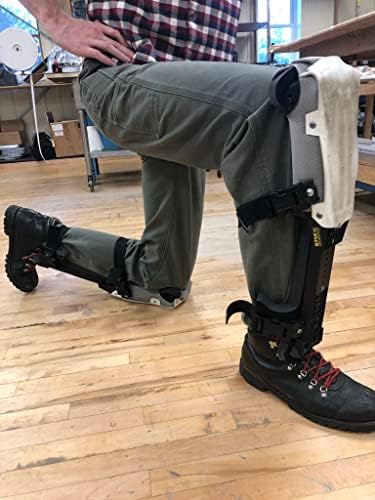 Proknee 0714 Knods de ajuste personalizado com espuma de 1 polegada - joelheiras profissionais pesadas para piso,