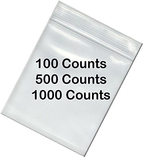 Canto bny 2 mil 6x12 com zíper de plástico transparente sacos de armazenamento reclosáveis ​​6 x 12 - 100 contagens