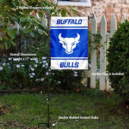 Bandeira do Buffalo Bulls Garden e Stand Stand Poste Stand Set