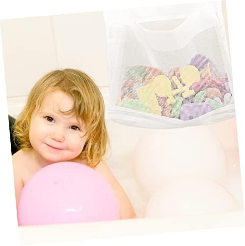 Alipis Kids Bath Toys Toy Hook Design Bathtub com chuveiro para zíper para o suporte de armazenamento