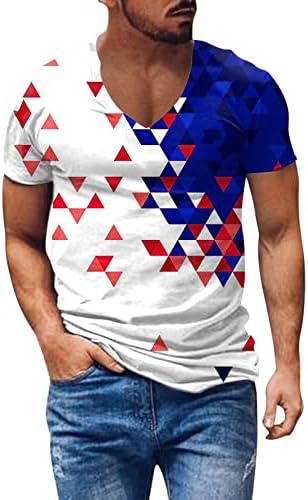 ZDDO Soldier Soldado Camisetas de Manga Curta V Camiseta Geométrica de Rua Geométrica Tops Tops