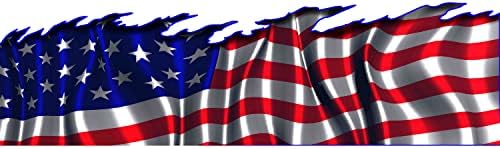 USA FLAND CAR WRAP, USA SLANGAR CAR DOCAL, adesivo de carro de bandeira dos EUA, gráficos de carros de bandeira