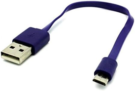 Cabo USB curto MicroSB CARREGO PURLO POWER FIO DE POWER COMPATÍVEL com Motorola Google Nexus 6 - Moto E -