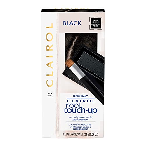 Clairol Root Touch-up temporário ocultação em pó, cor de cabelo castanho claro, pacote de 3