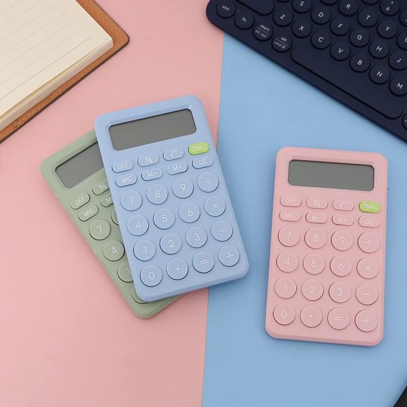 Quul 8 Digit Desk mini calculadora Big Button Ferramenta de contabilidade financeira adequada