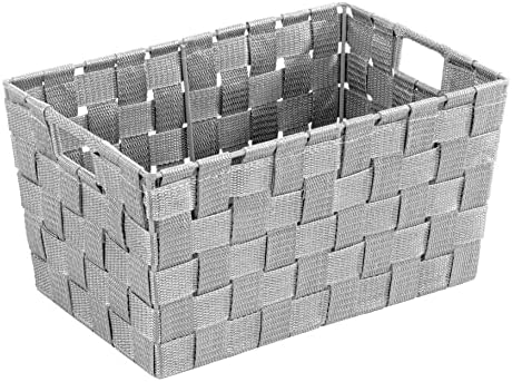 Wenko Storage Basket Adria Size S em cinza, pp, 30 x 20 x 15 cm