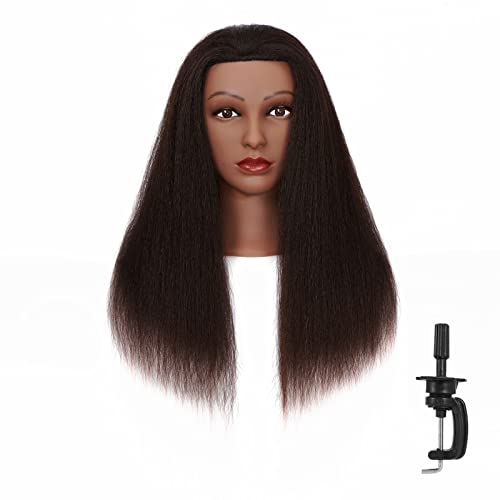 Hairingrid Mannequin Head 16 Real Hairdresser Cosmetology Mannequin Manikin Treinando cabelos da cabeça