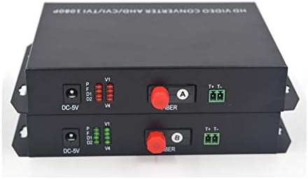 Guantai 4 canais Vídeo HD coaxial sobre conversores de mídia de fibra óptica - Para 1080p 960p 720p CVI