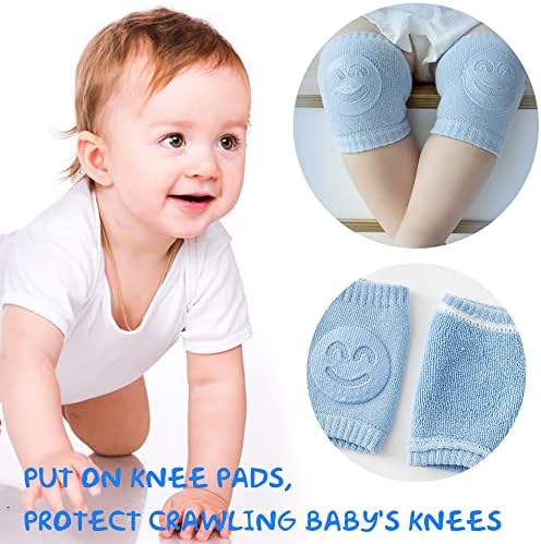 Joelheiras de bebê pilotas para rastrear a perna da criança aquece meias anti-fricção que não