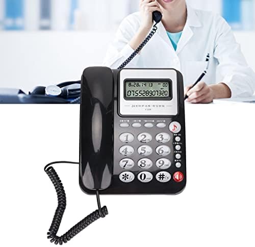 Telefone com fio de mesa, Dial Rick C228 Telefone com fio para hotel para negócios