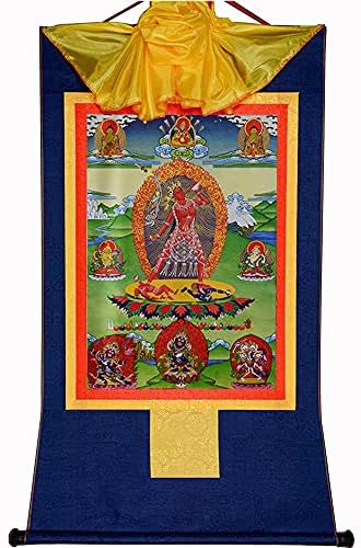 Gandhanra Vajrayogini, o dakini de todos os Budas, Tibetan Thangka Pintura Arte, Budista Thangka