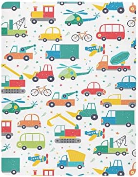 Cartoon Carros de berço de transporte para meninos pacote meninas e lençóis lençóis portáteis folha