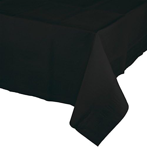 Capa de mesa criativa Tampa de mesa de plástico sólido retangular, 54 x 108, Black Velvet