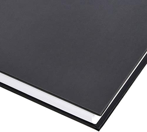 Basics Professional Journal, 10.5x7,5 polegadas, preto, 2 pacote