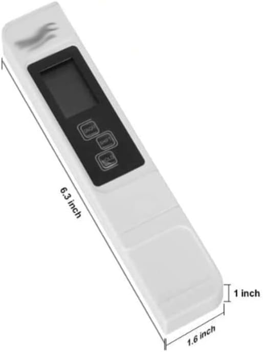 ZYJBM Digital Water Quality Tester TDS EC medidor Rama 0-9990 Multifuncional Pureza da água Temperatura