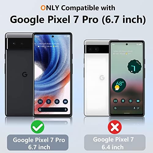 Okzilla para o Google Pixel 7 Pro Case, com [360 suporte para o anel de rotação] [sem capa de queda]