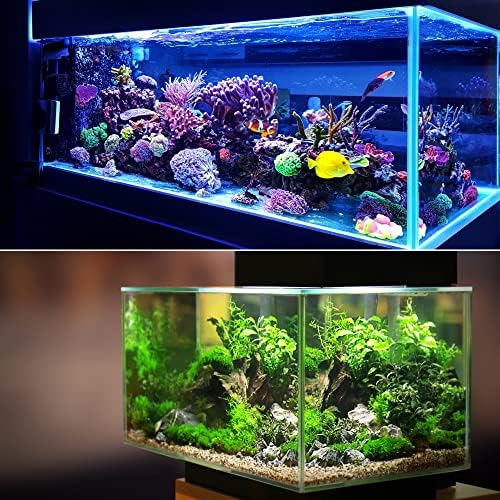 Conjunto de plantas de aquário vocoste, plantas de peixe tanques falsos coloridos artificiais decoração