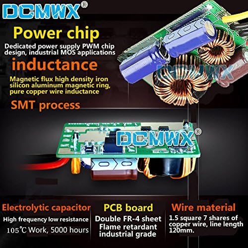 Conversores de tensão DCMWX® BUCK Converter 24V para 16,3V Invers a energia do carro Inversor DC18V-40V