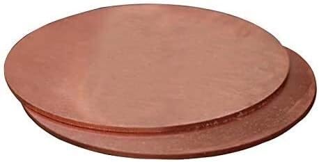 Yiwango pura chapa de cobre placa de metal matérias -primas placa redonda espessura de junta folha