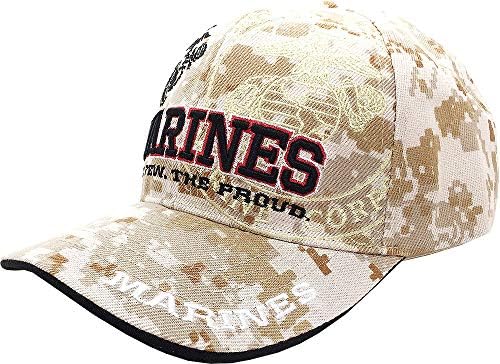 US Marine Corps Official licenciado embeleiro emblema Baseball Cap Hat
