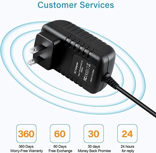 Adaptador CA de Tech-Tech Compatível com Linksys SE1500 SE2500 Ethernet Switch Supply Canguer Cabo do carregador