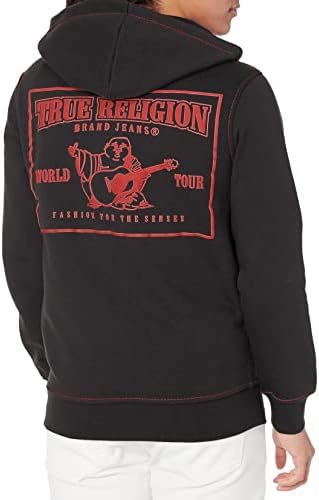 True Religion Men's Big T zip up capuz