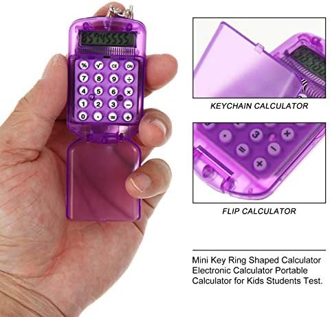 Calculadora eletrônica Mini Mini Calculadora Eletrônica, 3pcs calculadora de dígitos de bolso